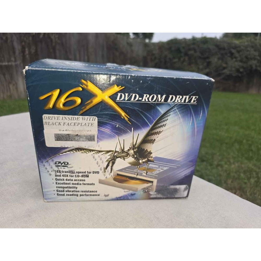 16X DVD-ROM Drive 40X CD-ROM Internal Black Faceplate PC Desktop